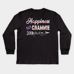 Happiness Is Being A Grammie Kids Long Sleeve T-Shirt